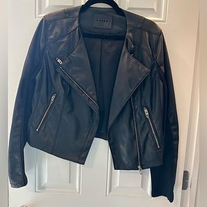Blank NYC women’s black leather jacket size medium